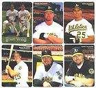   ONE MOTHERS COOKIES PLAYER SET RYAN MCGWIRE CANSECO GRIFFEY CLARK ETC