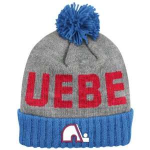 Quebec Nordiques Mitchell & Ness Vintage Cross The Line Cuffed Knit 
