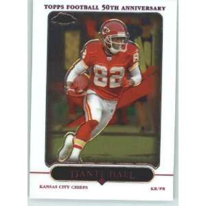  Dante Hall   Kansas City Chiefs   2005 Topps Chrome Card 