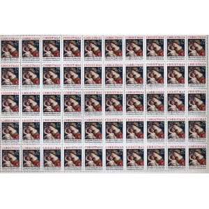  Sina Maddonna & child 50 x 29 cent Us postage stamp #2871 