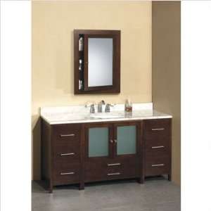 Ronbow Contempo Collection Luna 61 W Vanity with Stone Counter and 