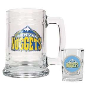  Denver Nuggets Beer Mug And Shot Glass Boilermaker Set 