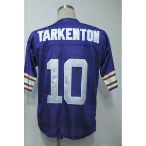 10# Tarkenton Minnesota Vikings Purple Jerseys Authentic 