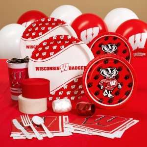   Party By Creative Converting Wisconsin Badgers College Standard Pack
