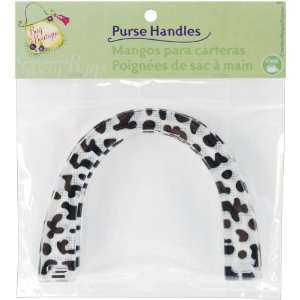 Plastic Handles U Shaped Animal Print 4 1/2 2/Pk