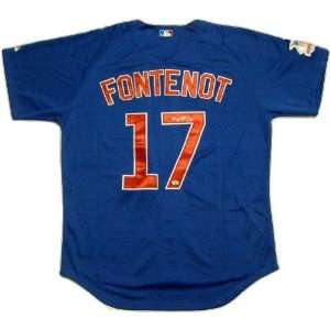  Mike Fontenet Autographed Authentic Blue Chicago Cubs 