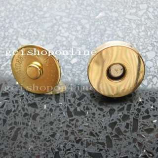 25 Set Gold Magnetic snaps purse closures, 18mm 3/4  