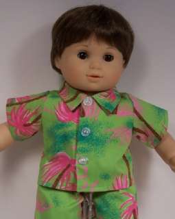 MATCHING Doll Clothes HAWAIIAN For Bitty Baby Twins♥  