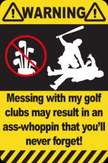 NEW Sticker Decal for Golf Club Iron Driver Set Bag  
