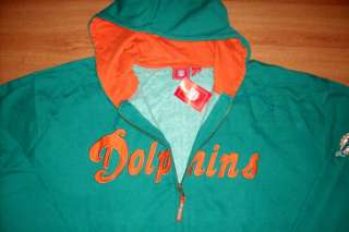 Miami Dolphins Hoodie Jacket 3XL Full Zip NFL Specialty  