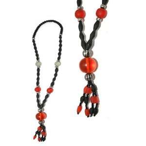  SG Paris Necklace Resine Black and Red Rge Combinaison 