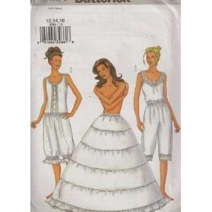  Butterick 6884 Sewing Pattern Misses Camisole Pantaloons 