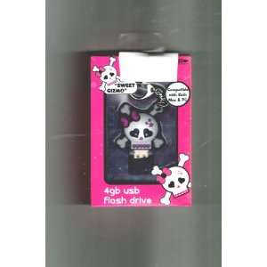  Sakar Sweet Gizmo Girly Crossbones Skull with Pink Bow 