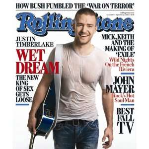  Rolling Stone Cover of Justin Timberlake by unknown. Size 