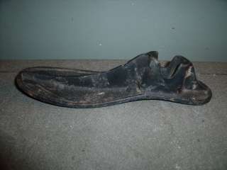 VINTAGE SHOE COBBLERS MOLD, FOOT FOR STAND CAST IRON SHOE MAKERS TOOL 