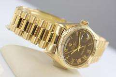   VINTAGE ROLEX PRESIDENT 18K SOLID GOLD BROWN CHOCOLATE DIAL 1807 1977