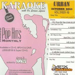  Pop Hits Monthly Urban   October 2010 Karaoke CDG 