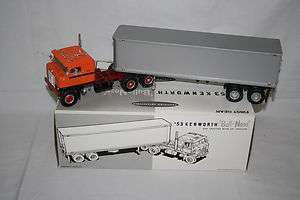 First Gear 1953 Kenworth Bull Nose Coe Tractor w/ 35 Trailer Truck 1 