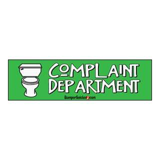  Complaint department   Refrigerator Magnets 7x2 in 