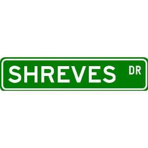 SHREVES Street Sign ~ Personalized Family Lastname Sign ~ Gameroom 