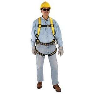 MSA Workman Construction Harness, Back & Hip D Rings, Shoulder Pads