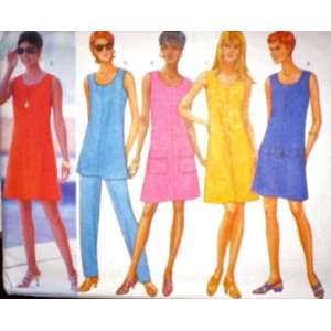  Butterick Sewing Pattern 4546 Misses Dress, Belt, Tunic 