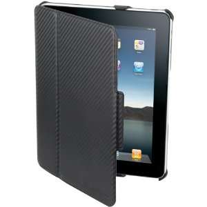  New foldIO P1 Carbon Fiber Texture Folio Case For iPad 1G 