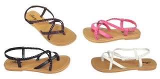 New Infant Toddler Girls Shoes Braided Sandals Sz 6 11*  