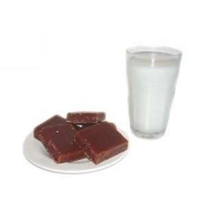  Milk & Plate of Brownies