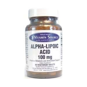 Vitamin Source Alpha Lipoic Acid Veg Tablets