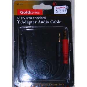  6 Shielded Y Adapter Audio Cable Electronics