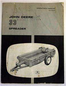 John Deere 33 Spreader Manual  