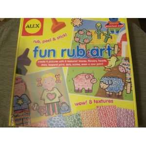  Alex Fun Rub Art Preschool Craft Toys & Games