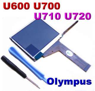LCD Screen Display Olympus U600 U700 U710 U720 Camera  