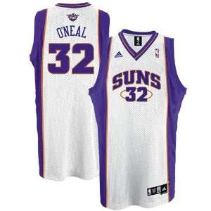   Shaquille ONeal White Home Swingman Basketball Jersey (Large) Sports