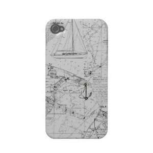  Chart And Sail Iphone 4 Case mate Cases Cell Phones 