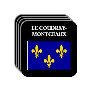 Ile de France   LE COUDRAY MONTCEAUX Set of 4 Mini Mousepad Coasters