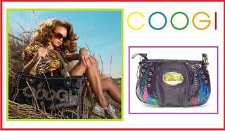 NEW COOGI CROSS BODY HANDBAG, PURPLE, NWT  