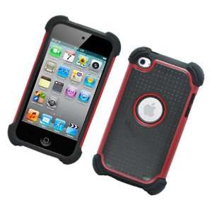 / Red Total Defense Faceplate Hard Plastic Protector Snap On Cover 