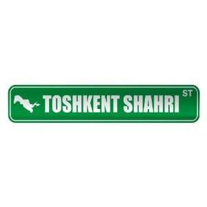     TOSHKENT ST  STREET SIGN CITY UZBEKISTAN