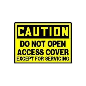   ACCESS COVER EXCEPT FOR SERVICING Adhesive Vinyl   5 pack 3 1/2 x 5