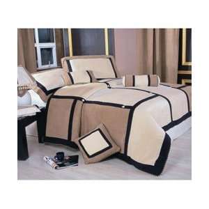  11 Piece Merridia Microsuede Comforter Set King