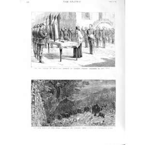  1882 SERVIA BELGRADE KING MILAN ELEPHANTS CEYLON KRAAL 