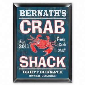  Personalized Crab Shack Traditional Pub Sign
