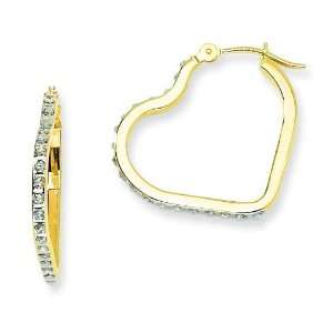  Gold IJ Diamond Hoop Earrings Arts, Crafts & Sewing