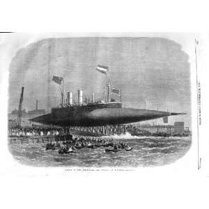  1866 Launch Steam Yacht Ross Winans Millwall Ship