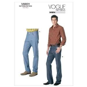  V8801 Mens Jeans, Size NV (30 32 34 36) Arts, Crafts & Sewing