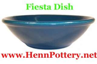 Henn Pottery SEASHORE TURQUOISE Jewelware Fiesta Bowl 1  