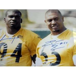  LaMarr Woodley and Lawrence Timmons Pittsburgh Steelers 