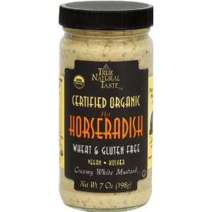Hearty Horseradish Organic Creamy White Mustard   (7 Oz Jar)  